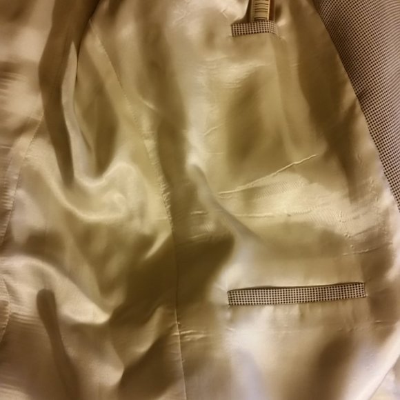 COPY - Hugo Boss sport coat, large, white & black check - Picture 3 of 4